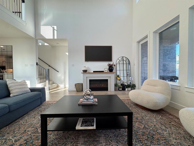 Furnished interior view inside a new home in , McKinney (Image 31). Furnished interior view inside a new home in , McKinney (Image 31).