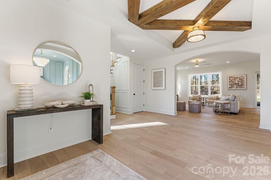 Furnished interior view inside a new home in , Clover (Image 7). Furnished interior view inside a new home in , Clover (Image 7).