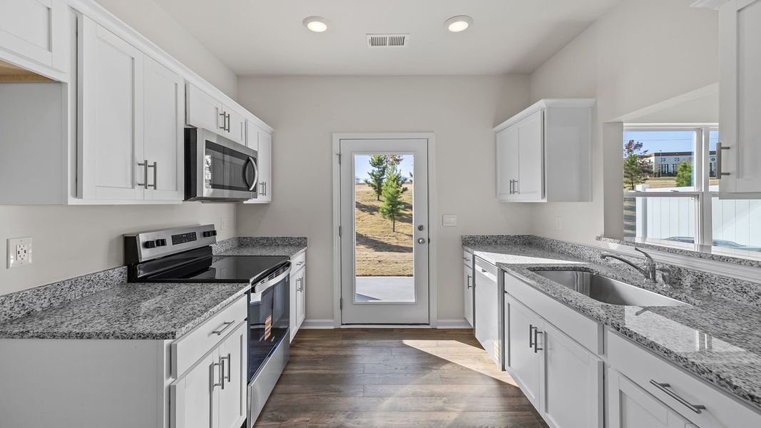 Furnished interior view inside a new home in Brookside Ridge Townhomes, Greer (Image 8).