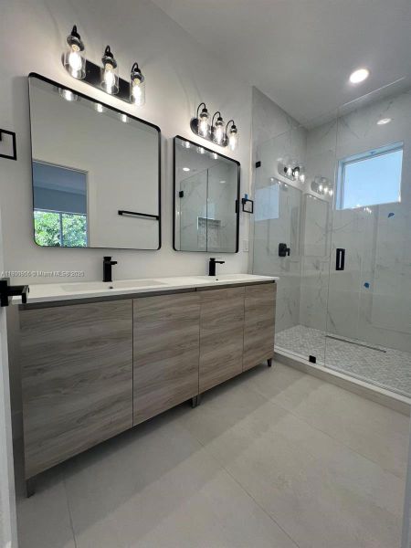 Furnished interior view inside a new home in , Miami (Image 18). Furnished interior view inside a new home in , Miami (Image 18).