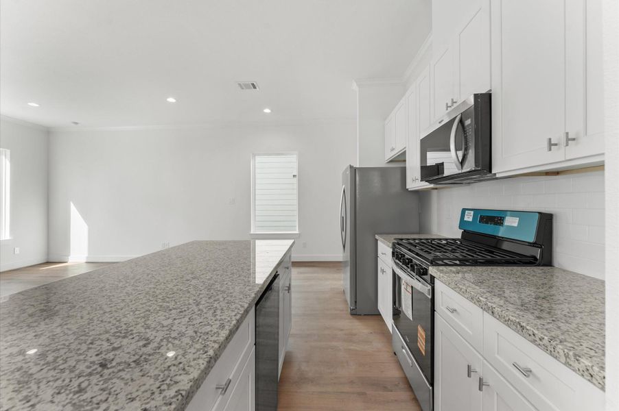 Furnished interior view inside a new home in , Houston (Image 10).