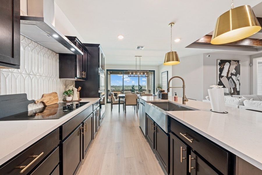 Furnished interior view inside a new home in Hickory Ridge Estates, Elmendorf (Image 7).