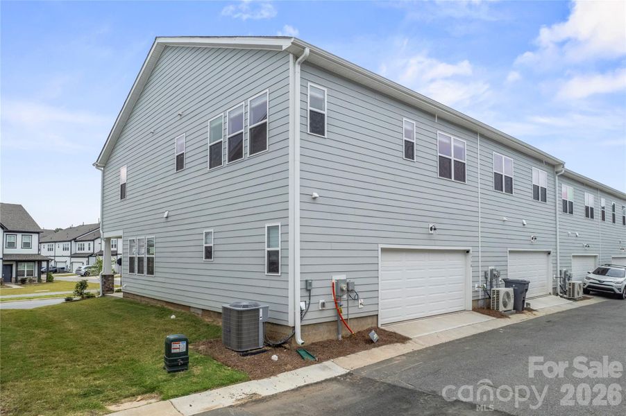 Exterior details and patio area of a home in , Charlotte (Image 3). Exterior details and patio area of a home in , Charlotte (Image 3).