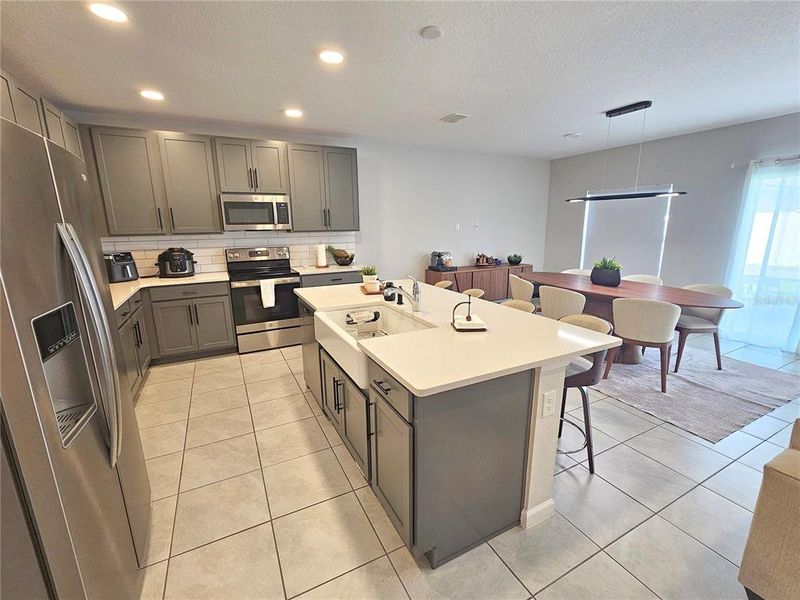 Furnished interior view inside a new home in Eden at Crossprairie, St. Cloud (Image 9).