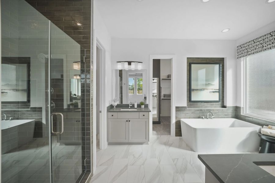 Representative furnished interior of a home built from the Silas by Chesmar Homes in Meyer Ranch, New Braunfels (Image 8). Representative furnished interior of a home built from the Silas by Chesmar Homes in Meyer Ranch, New Braunfels (Image 8).
