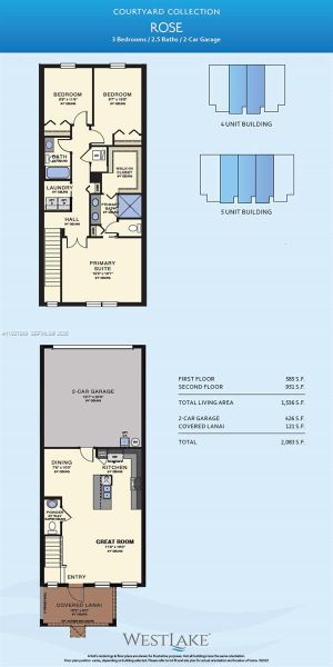 2D floor plan layout of this home in , Westlake, FL (Image 3).
