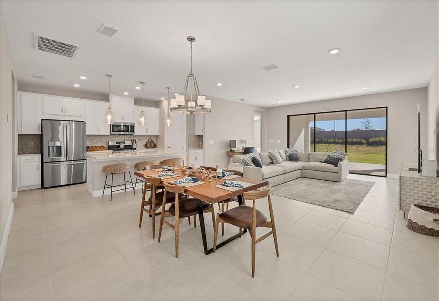 Furnished interior view inside a new home in Esplanade at Artisan Lakes, Palmetto (Image 19).
