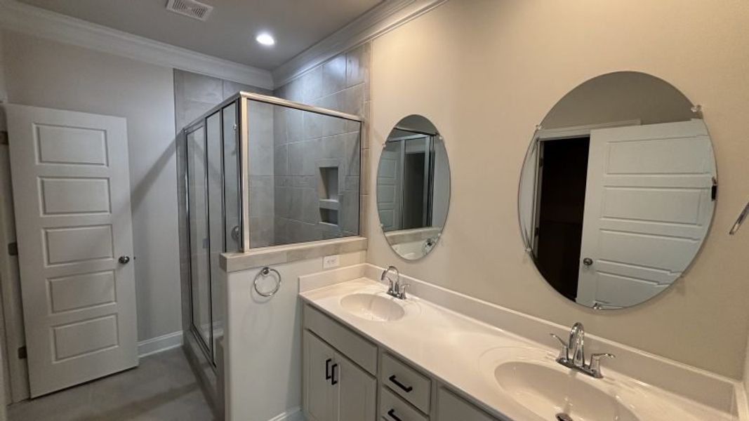 Furnished interior view inside a new home in Mebane Towne Center, Mebane (Image 6).
