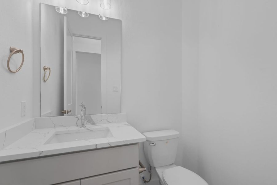 Representative furnished interior of a home built from the Lakeway by Chesmar Homes in Meridiana 50's, Manvel (Image 15).