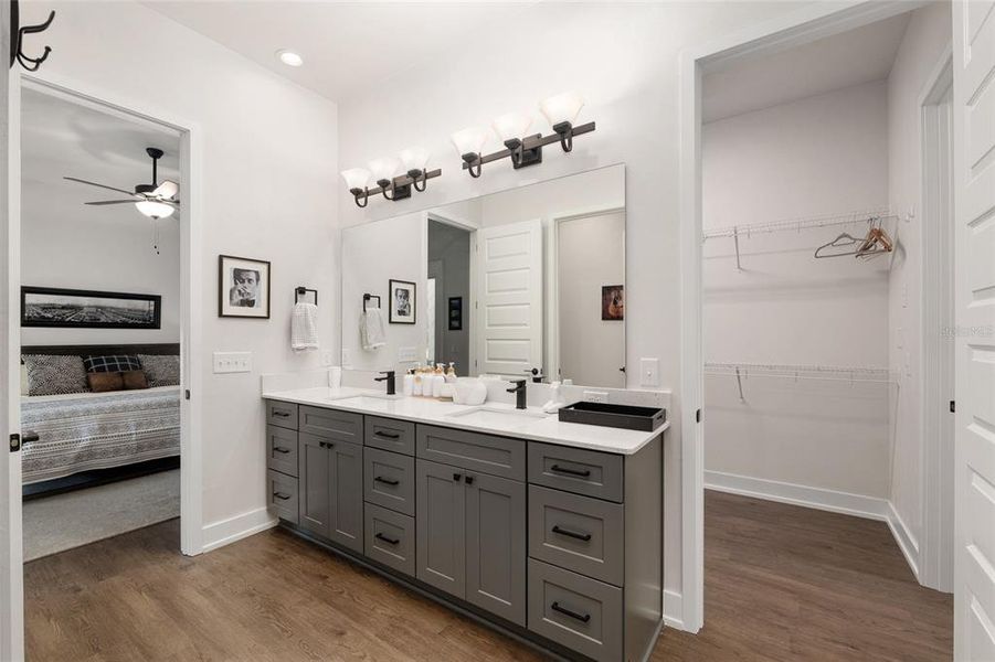 Furnished interior view inside a new home in Fairway Pointe at West End, Newberry (Image 40).