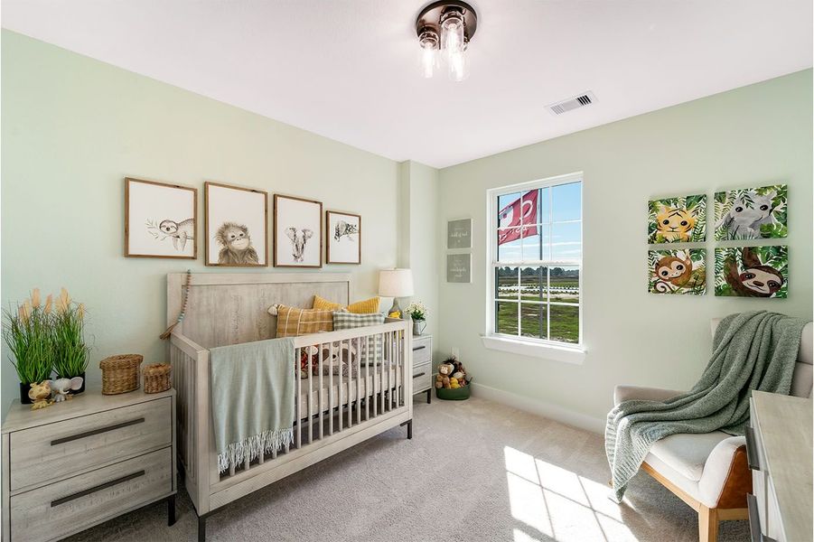 Furnished interior view inside a new home in Caney Mills, Conroe (Image 26).