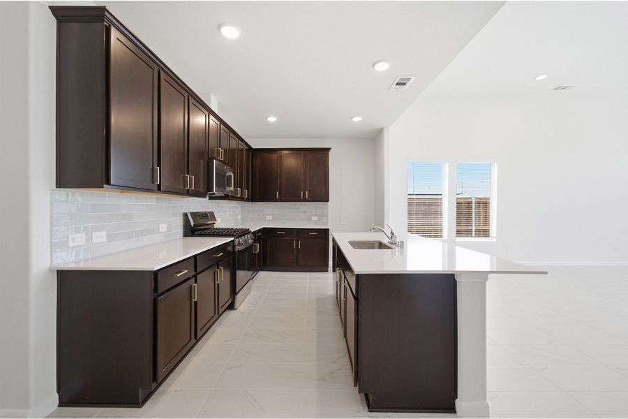 Furnished interior view inside a new home in La Terra, Celina (Image 7). Furnished interior view inside a new home in La Terra, Celina (Image 7).