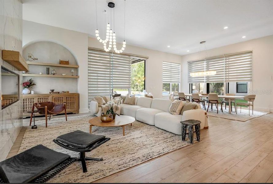 Furnished interior view inside a new home in , Montverde (Image 10).