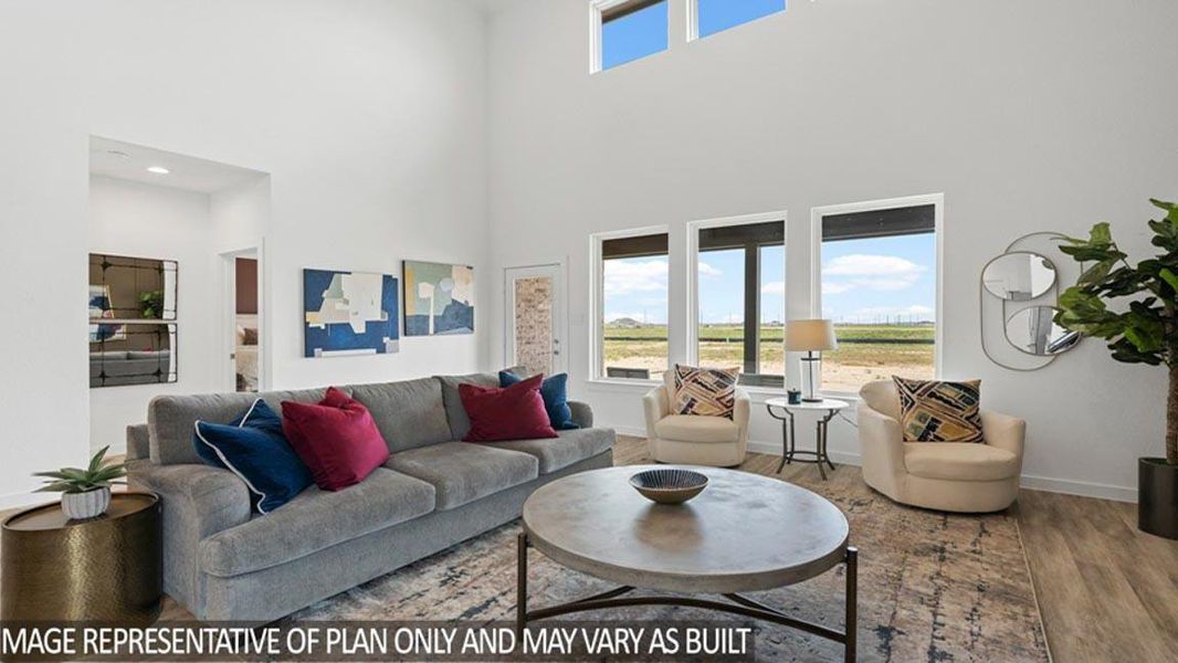 Furnished interior view inside a new home in Silverthorne, Conroe (Image 16).