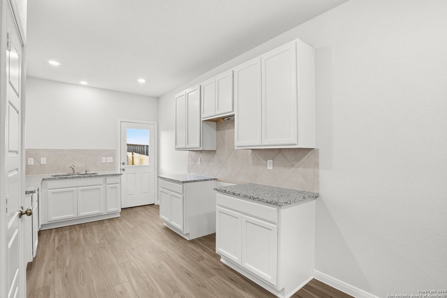 Furnished interior view inside a new home in Katzer Ranch, Converse (Image 8).