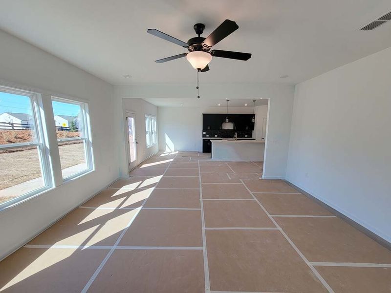 Family Room Construction Progress