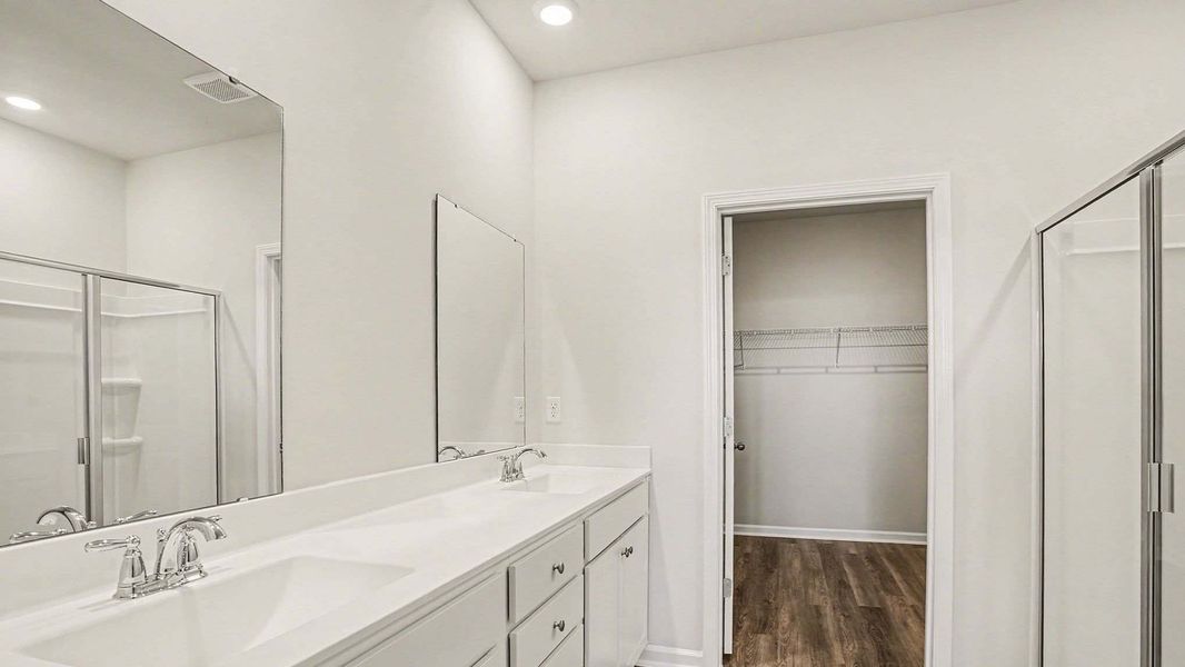 Representative furnished interior of a home built from the Bristol by D.R. Horton in Fox Run, Supply (Image 6).