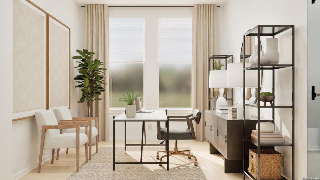 Furnished interior view inside a new home in Navarro Ranch, Seguin (Image 26).