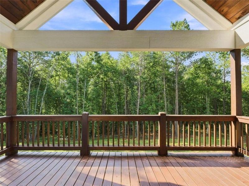 Exterior details and patio area of a home in , Talking Rock (Image 31).