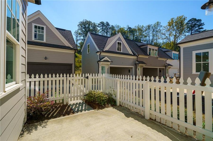 Exterior details and patio area of a home in , Ball Ground (Image 29).