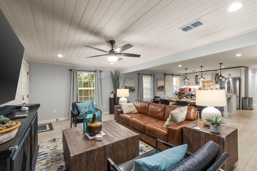 Furnished interior view inside a new home in , Pilot Point (Image 3). Furnished interior view inside a new home in , Pilot Point (Image 3).