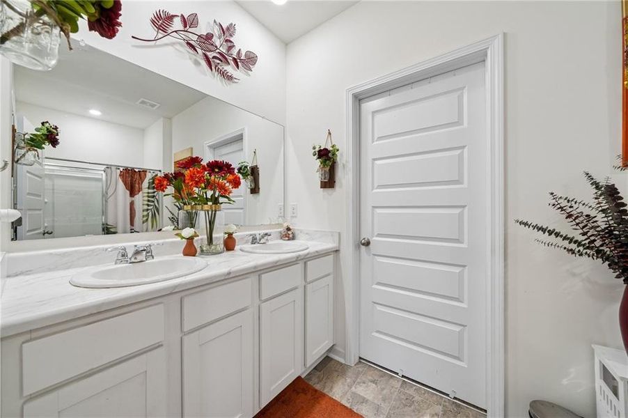 Furnished interior view inside a new home in Champion's Run, Lithonia (Image 14).
