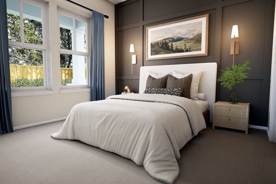 Representative furnished interior of a home built from the The Aster by David Weekley Homes in The George - Enclave Collection, Richmond (Image 4).
