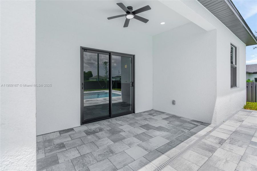 Exterior details and patio area of a home in , Cape Coral (Image 27). Exterior details and patio area of a home in , Cape Coral (Image 27).