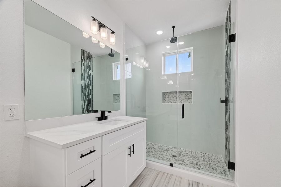 Furnished interior view inside a new home in , Houston (Image 11).