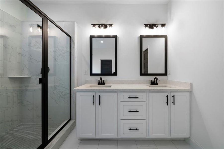 Furnished interior view inside a new home in , Dallas (Image 5).