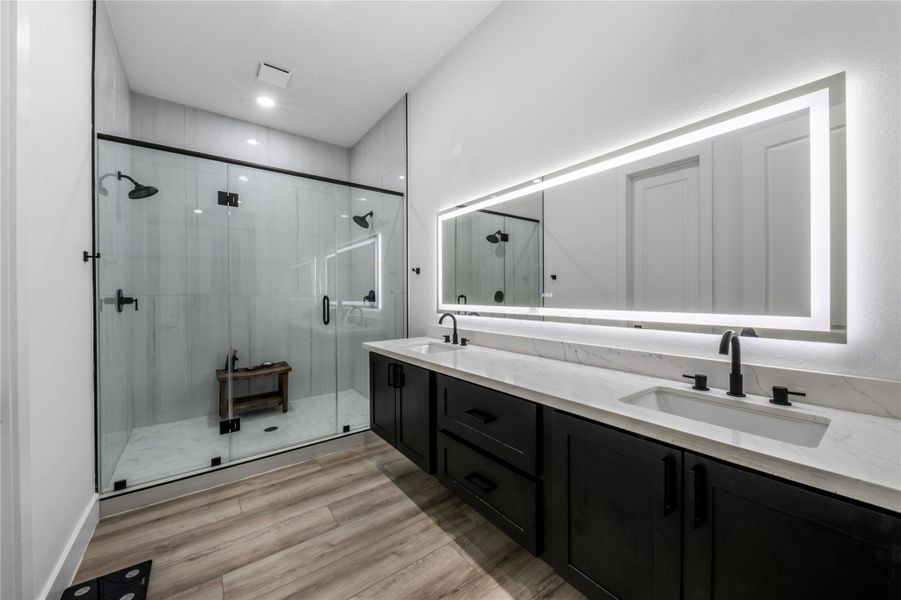 Furnished interior view inside a new home in , Sealy (Image 6).