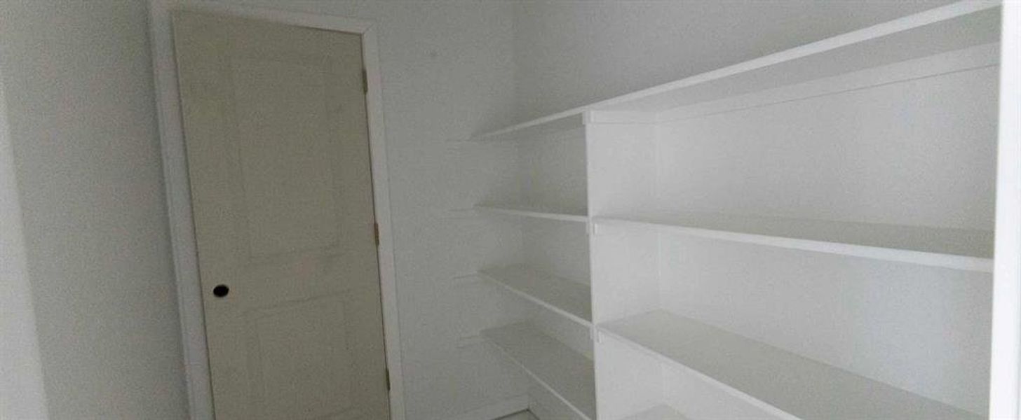 Walk-In Linen Closet Construction Progress Walk-In Linen Closet Construction Progress