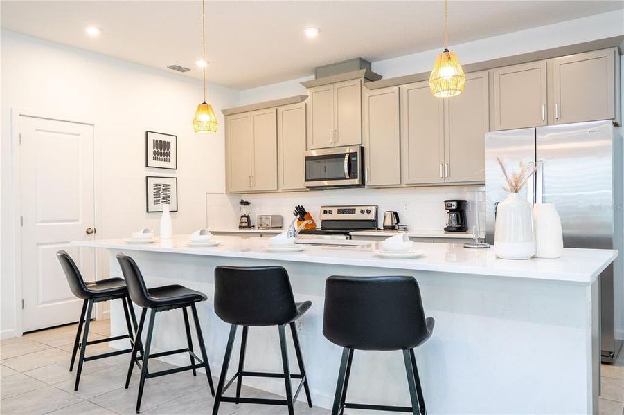 Furnished interior view inside a new home in , Kissimmee (Image 4).