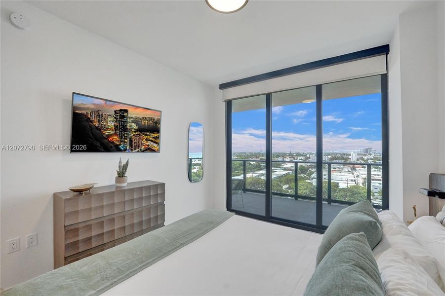 Furnished interior view inside a new home in , Miami Beach (Image 7).