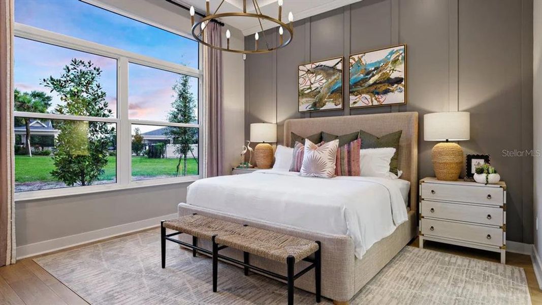 Furnished interior view inside a new home in , Deland (Image 22).