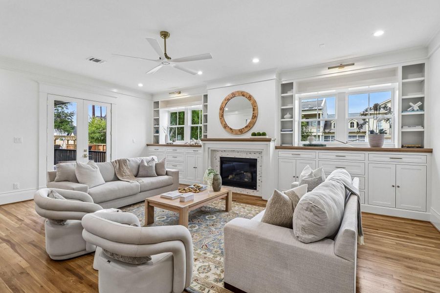 Furnished interior view inside a new home in , Houston (Image 32).