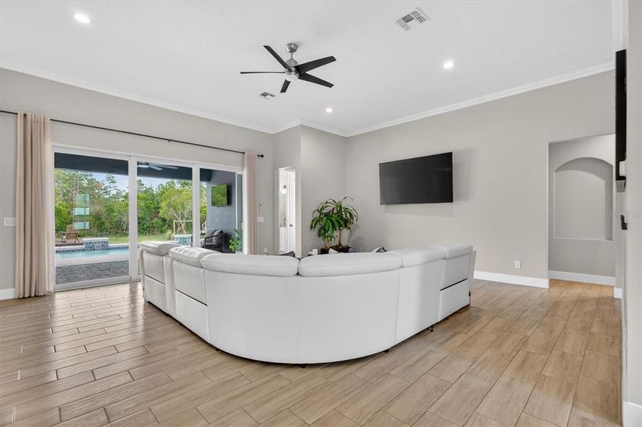 Furnished interior view inside a new home in , Orlando (Image 50). Furnished interior view inside a new home in , Orlando (Image 50).