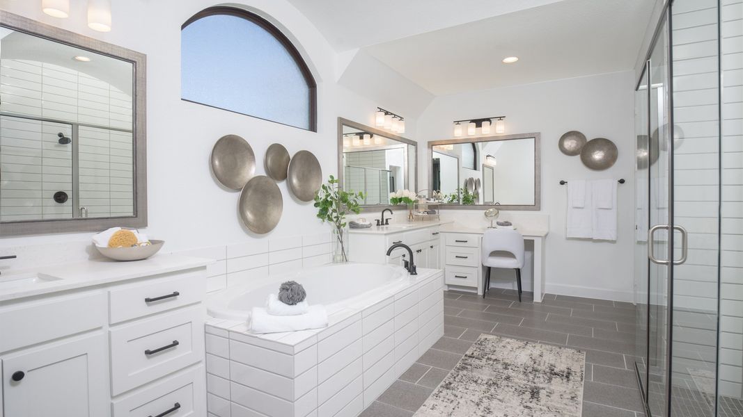 Furnished interior view inside a new home in Austin Point, Richmond (Image 12). Furnished interior view inside a new home in Austin Point, Richmond (Image 12).