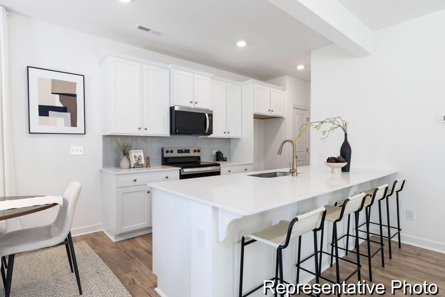 Furnished interior view inside a new home in Morgan Hills, Albemarle (Image 3).