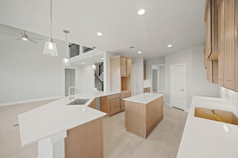 Furnished interior view inside a new home in Morton Creek Ranch, Katy (Image 6).