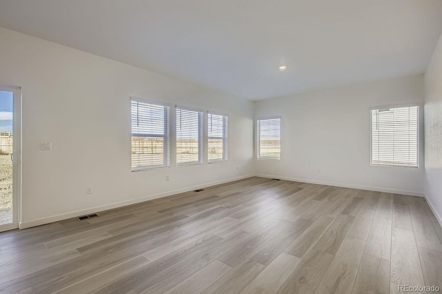 Spacious, unfurnished interior of a new home in Ledge Rock: The Camden Collection, Johnstown (Image 11). Spacious, unfurnished interior of a new home in Ledge Rock: The Camden Collection, Johnstown (Image 11).