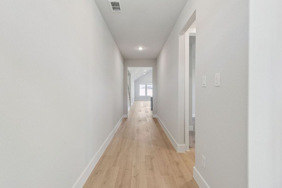 Representative unfurnished interior of a home built from the Statler by Centre Living Homes in Painted Tree Woodland West, McKinney (Image 20). Representative unfurnished interior of a home built from the Statler by Centre Living Homes in Painted Tree Woodland West, McKinney (Image 20).