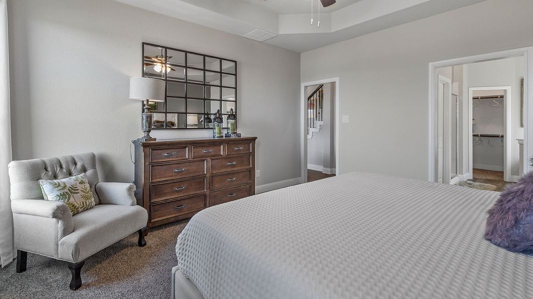 Furnished interior view inside a new home in Lakeview Pointe, Midlothian (Image 17).