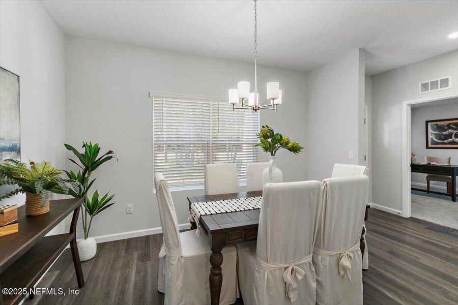 Furnished interior view inside a new home in , Jacksonville (Image 10).
