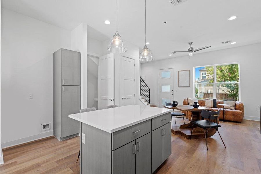 Furnished interior view inside a new home in , Austin (Image 8). Furnished interior view inside a new home in , Austin (Image 8).