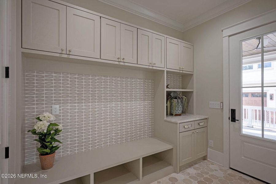 Furnished interior view inside a new home in , Jacksonville (Image 102).