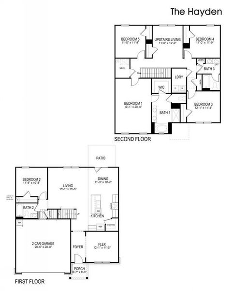 2D floor plan layout of this home in Braselton Village, Braselton, GA (Image 4). 2D floor plan layout of this home in Braselton Village, Braselton, GA (Image 4).