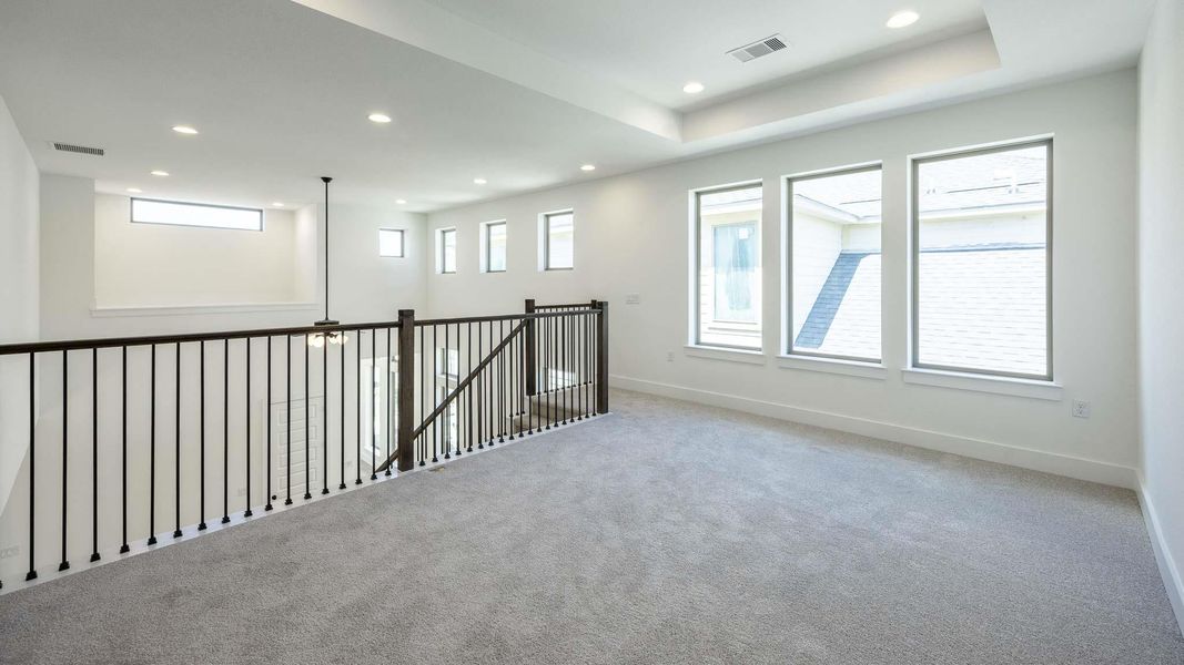 Spacious, unfurnished interior of a new home in Easton Park, Austin (Image 8).