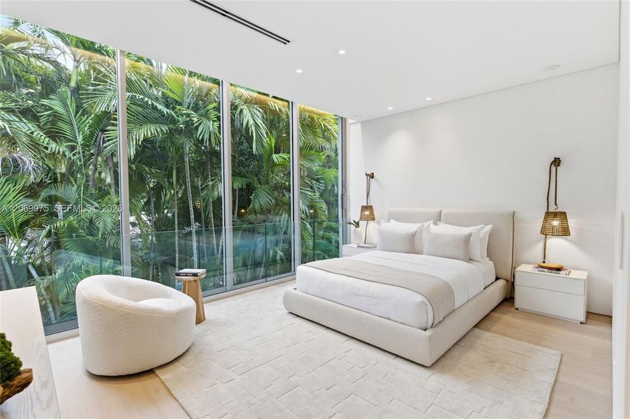 Furnished interior view inside a new home in , Miami (Image 13).