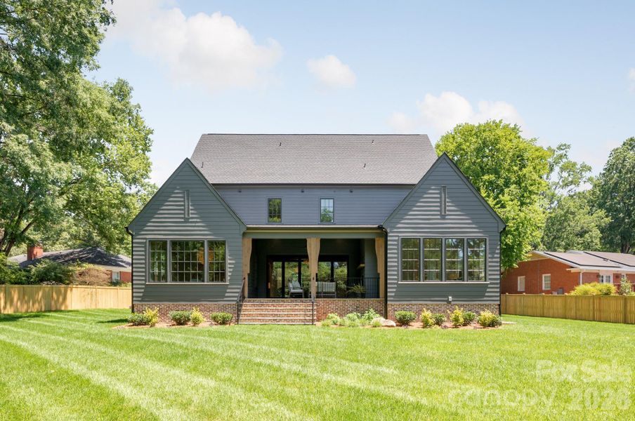 Exterior details and patio area of a home in , Charlotte (Image 29).